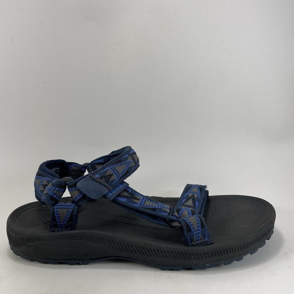 Teva Hurricane XLT2 Sandals Kids Size 5 Blue Aztec Tribal Pattern Strapback
